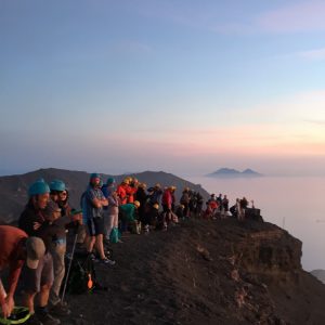 Tramonto sullo Stromboli