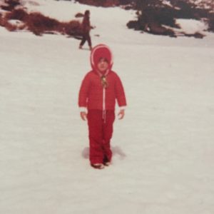 Io e la prima neve dell’Etna